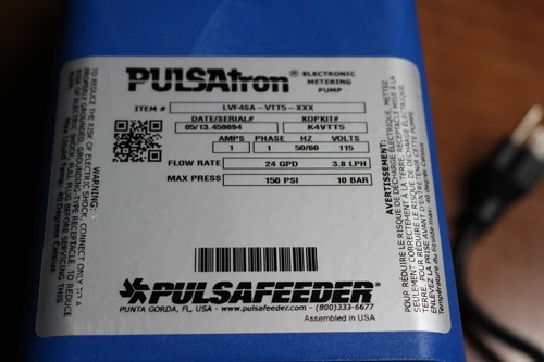 Pulsatron lvf45a vtt5 xxx - pulsatron, lvf45a-vtt5-xxx