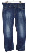 Jeans Levi's 506 Pour Homme W36/L32 Confort Coupe Droite Zip Effet Dégradé