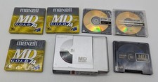 Sony MZ-R37 Portable Minidisc Recorder Player MD Walkman w/ Minidiscs - Working