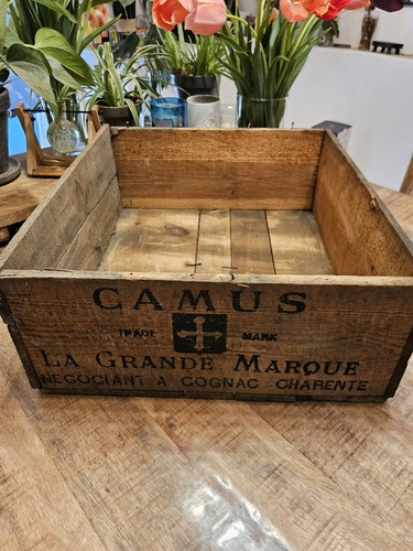 Caisse bois vide - en, cognac