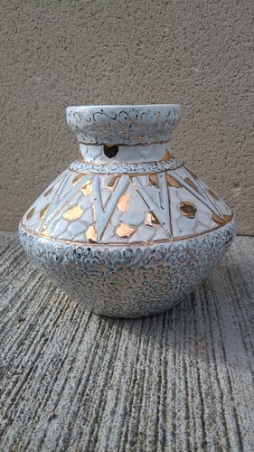 Vase céramique signé - en,