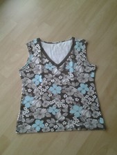 T SHIRT SANS MANCHES BRUN A