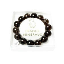 Bracelet Quartz Fumé - Perles