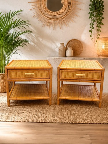 Paire tables chevet - de, de