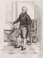 19th century portrait Pierre-Simon de Laplace scientists Beaumont-en-Auge 1837