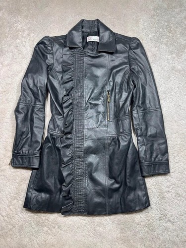 Veste cuir agneau red - veste, en