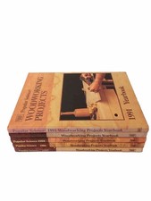Lot of 5 Popular Science Woodworking Projects Books Yearbooks 1985,86,88,89,91