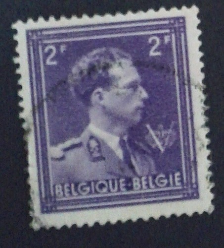 Timbre belgique roi - roi, leopold