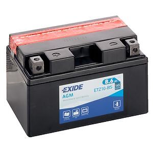 Batterie moto etz10 exide - batterie, etz10-bs