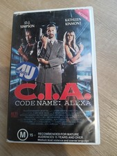 C.I.A : CODENAME ALEXA VHS CIA O.J. Simpson RARE 1992 Rocvale Ex Rental AUS PAL
