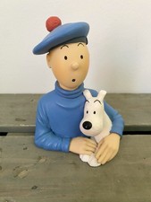 Statuette Tintin Écossais Île Buste Pixi Regout (no leblon aroutcheff ) Résine