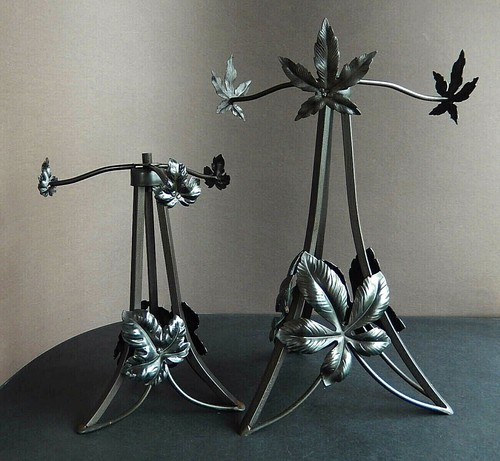 Deux pieds lampe fer - de,