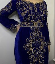 Robe de soirée Traditionnelle - Bleu Roi - Neuve