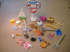 LOT PLAYMOBIL 084 / ACCESSOIRES DE LA MAISON / PANNEAU BASKET, TROMPETTE +++
