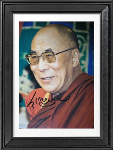 Dalai lama autographe - dalai,
