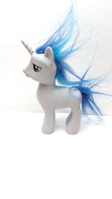 CARTOON White Small Pony Horse Unicorn Figure Toy