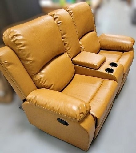 Wide leather reclining - leather,