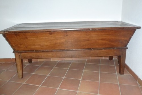Ancien pétrin boulanger chene - pétrin,