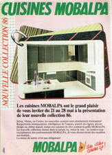 Advertising 0825 1986 Mobalpa Equipped Kitchens
