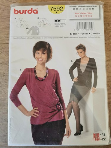 7592 patron burda vintage 2 - 7592,
