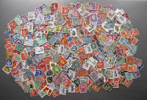 Gros lot collection timbres