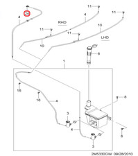 Genuine GM/CHEVROLET 96484305 Washer Fluid Nozzle, Windshield Cleaning Matiz Spark
