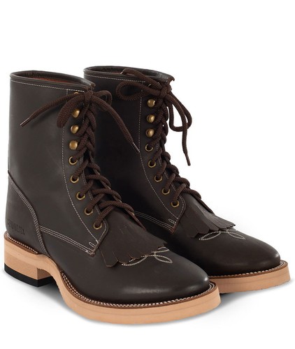 Bottes western cuir - bottes, en