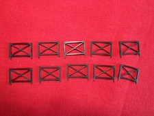 10 rambardes ,barrières garde corps ,echelle 0,1/43,00,HO, ref003