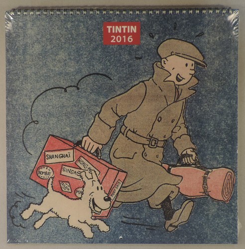 Calendrier tintin 2016 herge - tintin,
