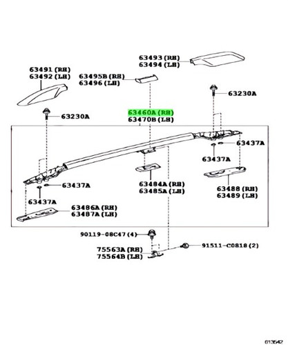 Toyota prado rack - prado, rh