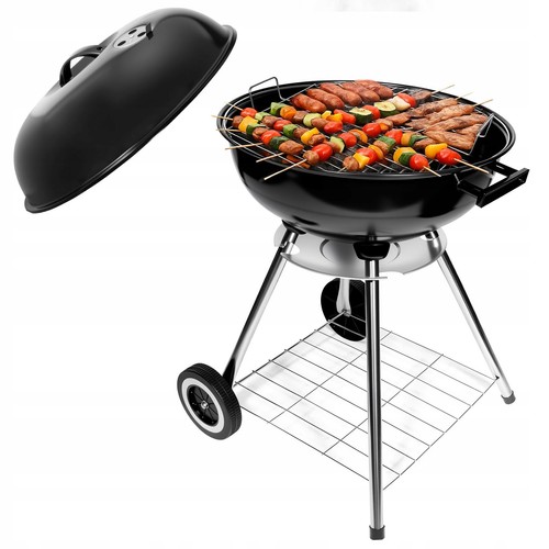 Barbecue charbon rond et - barbecue, à