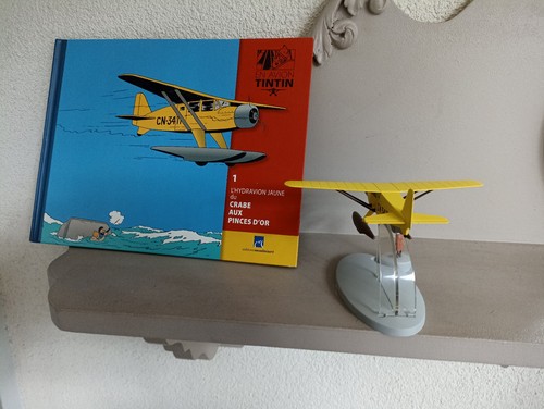 Tintin avion hydravion - tintin, en