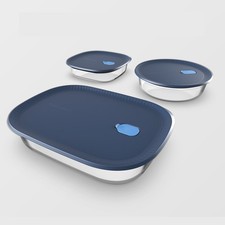 New!!Tupperware Voila™ Glass Set of 3