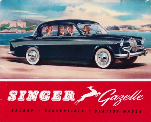 Singer gazelle iiib - gazelle, brochure