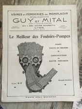 Fouloir Pompe Egrappoir  Guy