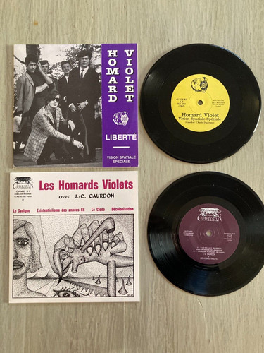 Homards violet enregistrements - violet,