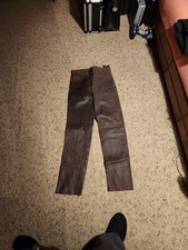 Beau Pantalon Cuir Homme Haute