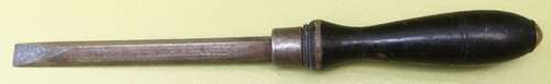 Antique wood knife steel - wood,