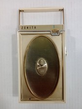 Vintage 1961 Zenith Royal Deluxe 500H Ivory Transistor Radio, Working Great 