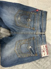 True Religion Section Ricky Super T World Tour Jeans Seat 40 Made In USA