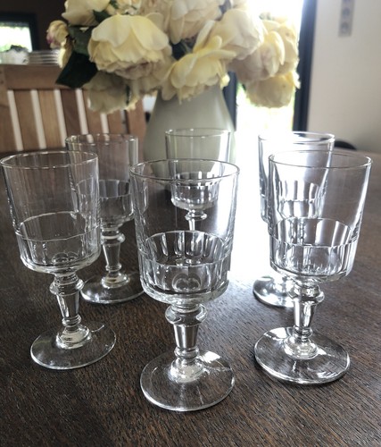Anciens verres vin blanc ou - verres,
