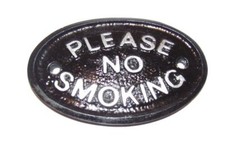Argent Veuillez non Fumeur