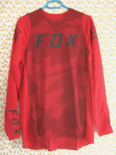 Maillot Motocross Fox Racing Moto Vintage Rouge Jersey Homme - M