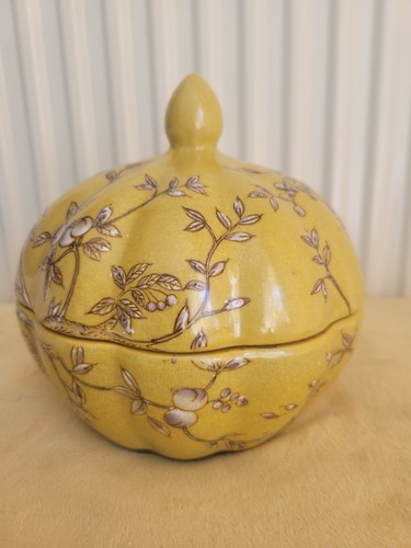 Ancien pot bonbonnière - bonbonnière, melon