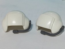 PLAYMOBIL X2 CASQUES BLANCS