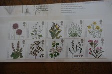 GB 2009 Plants Kew Gardens 10x1st Class Stamp Pane Face Value £17