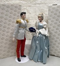 Franklin Heirloom Doll Disney's Cinderella  Prince Charming Porcelain Box Disney