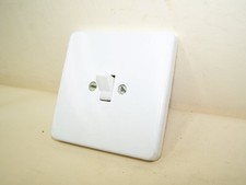 Ancien Interrupteur Blanc Encastré à Bascule Up Loft Design Vintage Cult