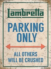 Lambretta Parking Only Toutes