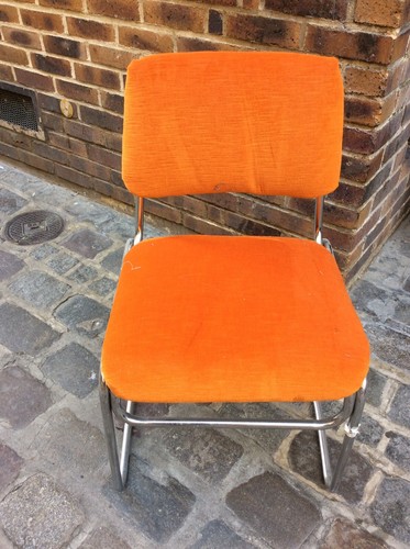 Chaise vintage 1970 - 1970, chrome